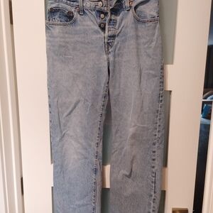 Levi's Light Blue Straight Leg Jeans